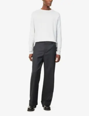 OSCAR JACOBSON Valter Crew-Neck Cotton and Cashmere-Blend Jumper detail 2