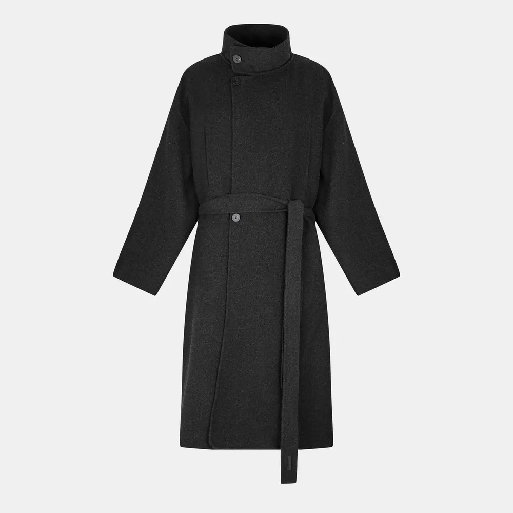 Fear Of God Men's Structured Overcoat in Black – Clothing