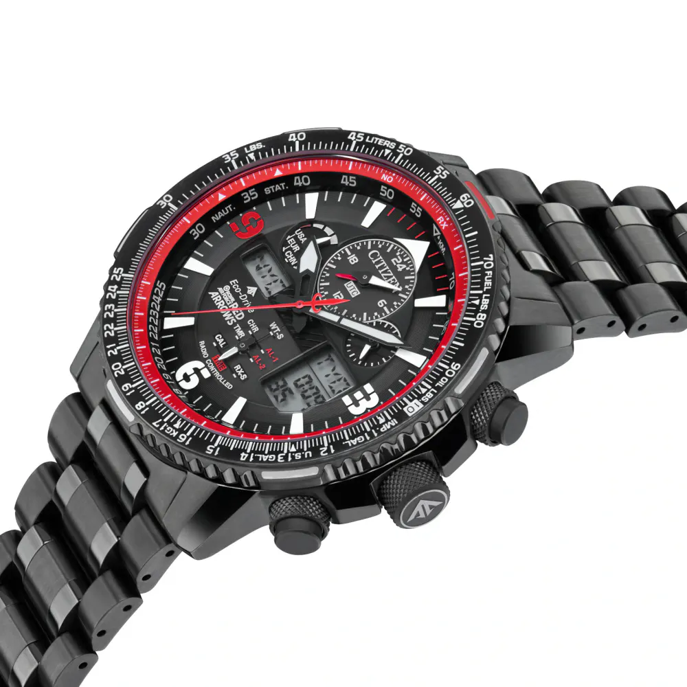 Citizen Red Arrows Skyhawk A.T Limited Edition Mens Watch in Black, additional product view 2