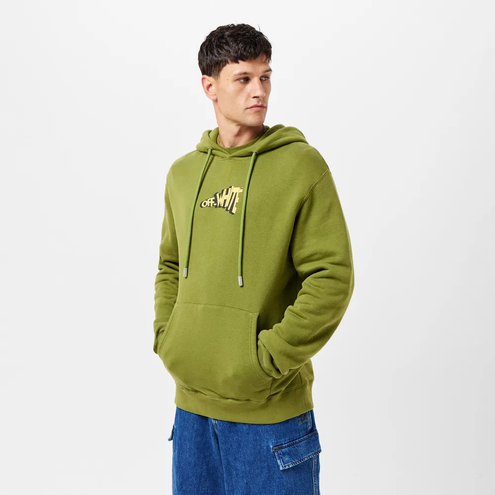 Off White Men's - Cartoon Arrows Long Sleeve Slim Fit Hoodie detail 3