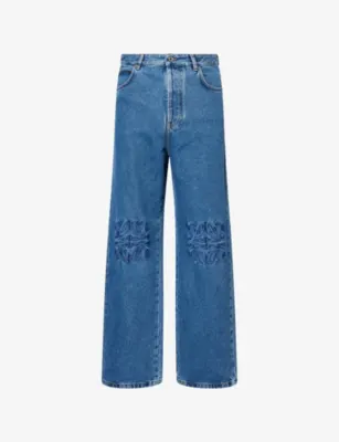 LOEWE Logo-Anagram Baggy Denim Jeans