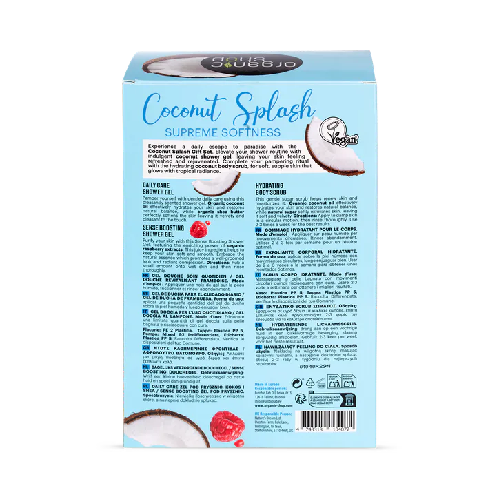 Organic Shop Coconut Splash Body Care Gift Set 280ml/100ml detail 2