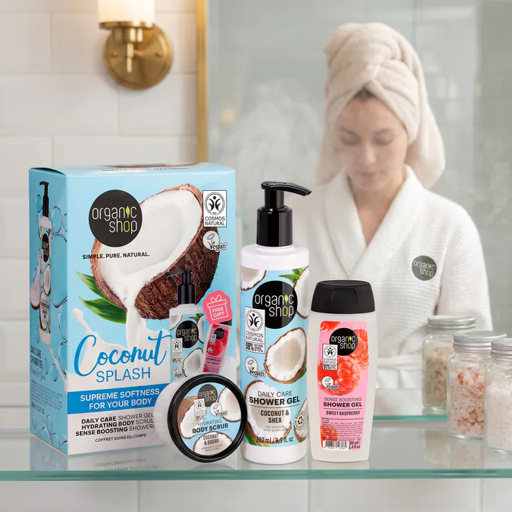 Organic Shop Coconut Splash Body Care Gift Set 280ml/100ml detail 3