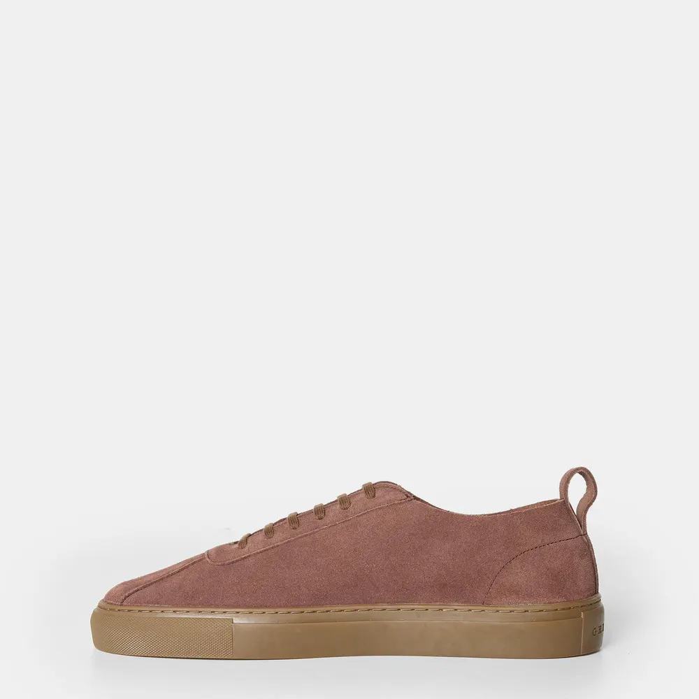 Grenson Men's Low-Top Trainers in Coffee, additional product view 2