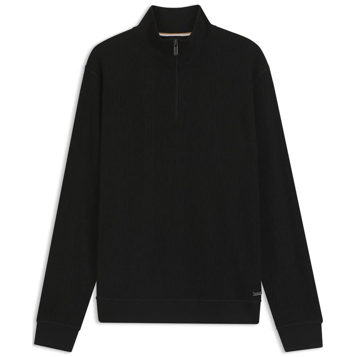 Boss Men's Structure 1/4-Zip Cotton Fleece Top