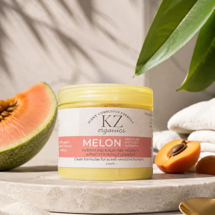 KZ Organics Kalahari Melon + Apricot Facial Cleanser 200ml detail 2