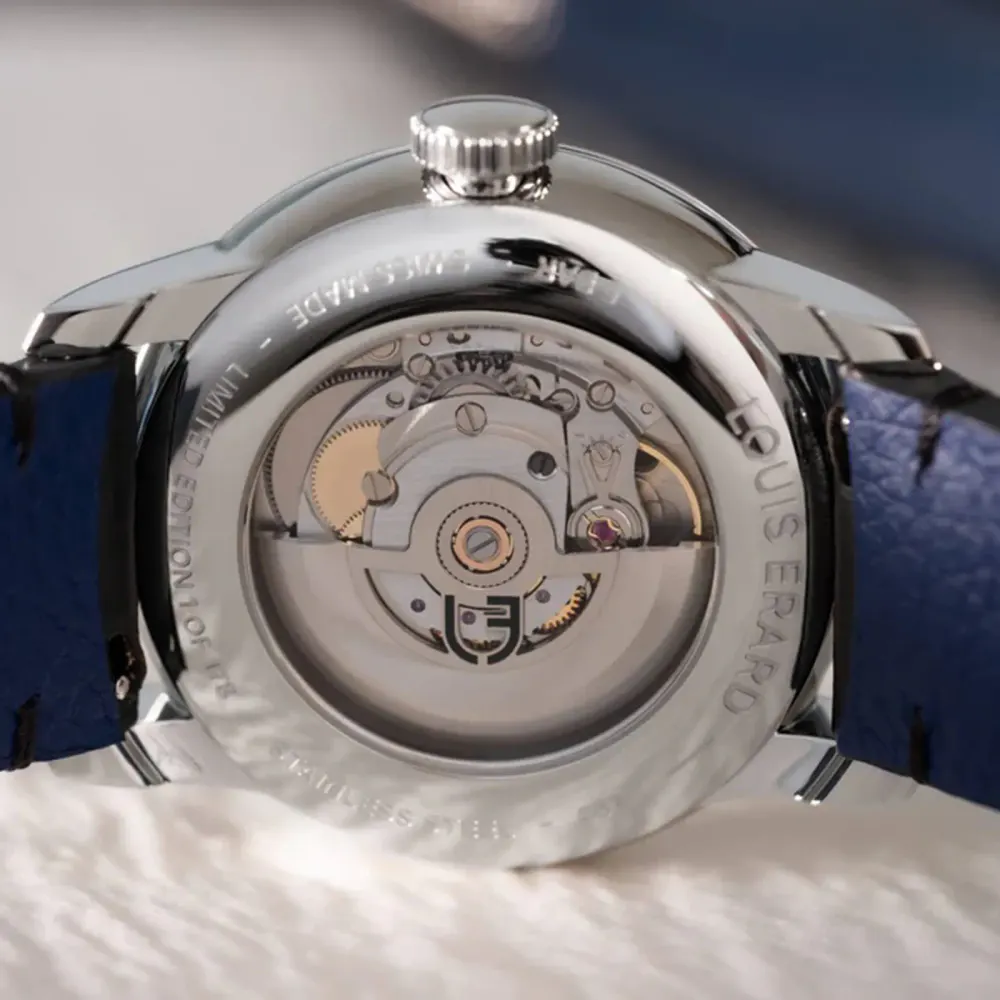Louis Erard Le Régulateur x Massena Lab Limited Edition 42mm Unisex Watch Gold in Gold, additional product view 2