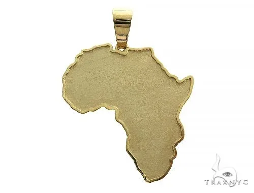 RINA - For Him FACTORY 14K Gold African Pendant 66321 in Rose Gold – Pendant