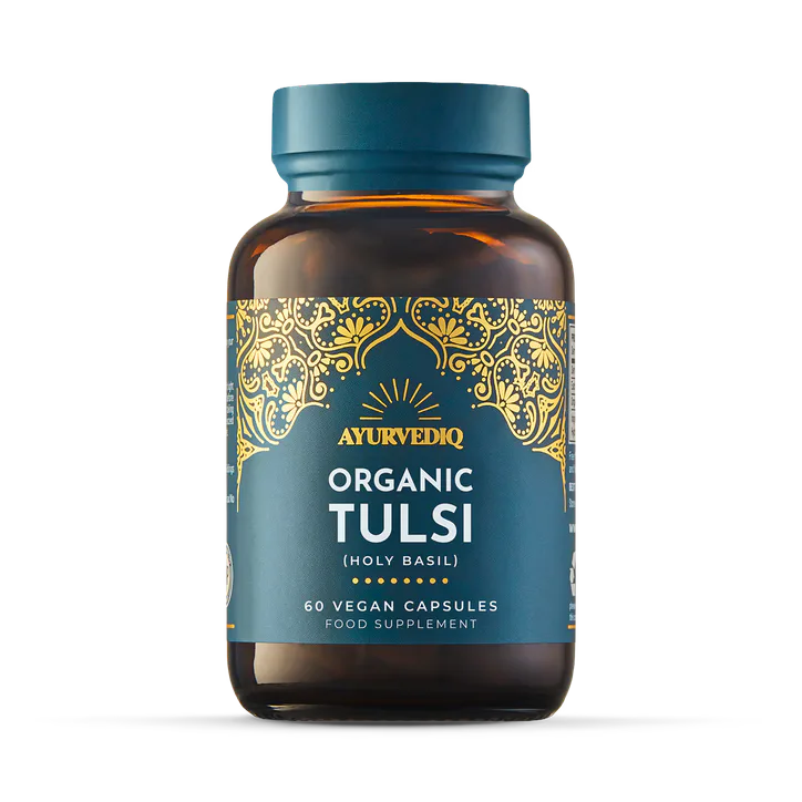Ayurvediq Organic Tulsi Holy Basil - 60 Capsules