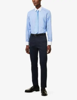 TOM FORD Slim-Leg Mid-Rise Stretch-Cotton Chino Trousers detail 2