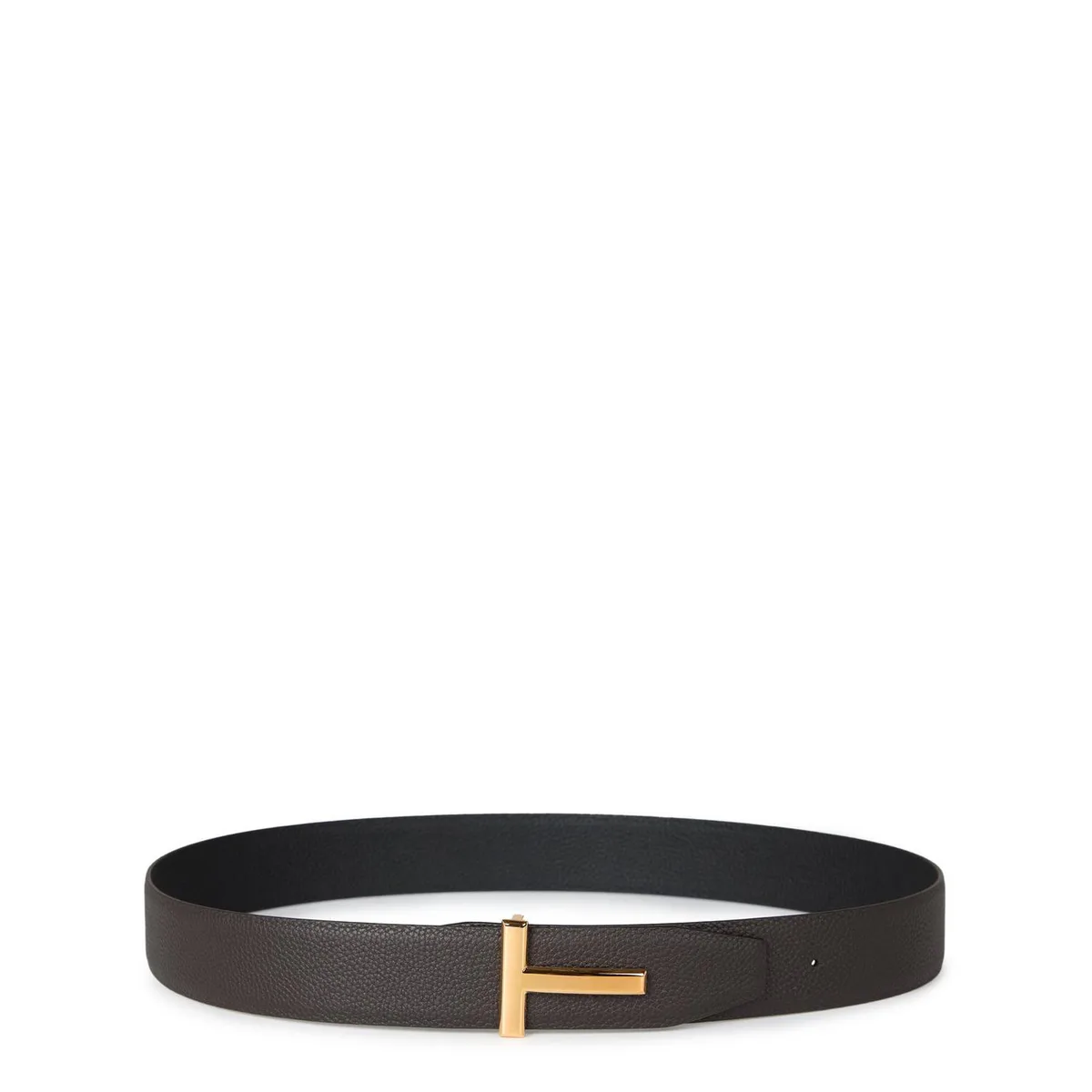 Tom Ford Men's Plain Leather T Reversible Belt