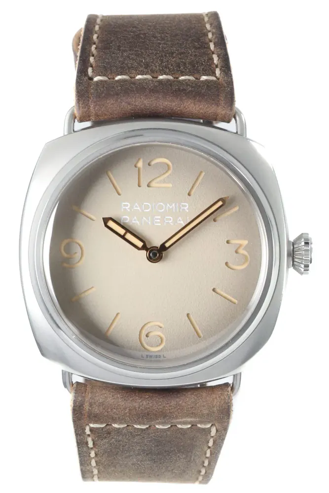 Panerai Radiomir Tre Giorni PAM01350 — 2024 — Excellent in Beige Quarter Arabic – Pre-owned watches