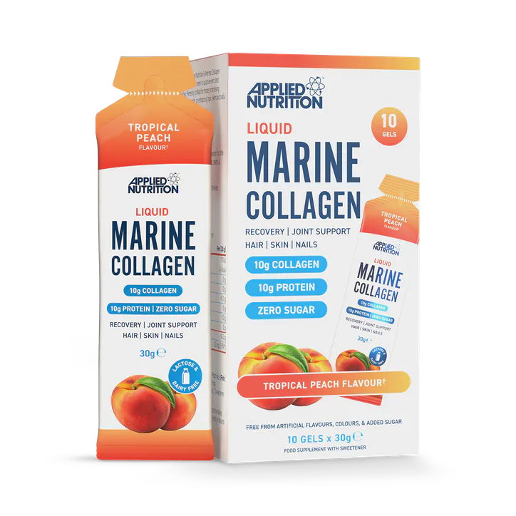 Applied Nutrition Liquid Marine Collagen Tropical Peach 10 Gels