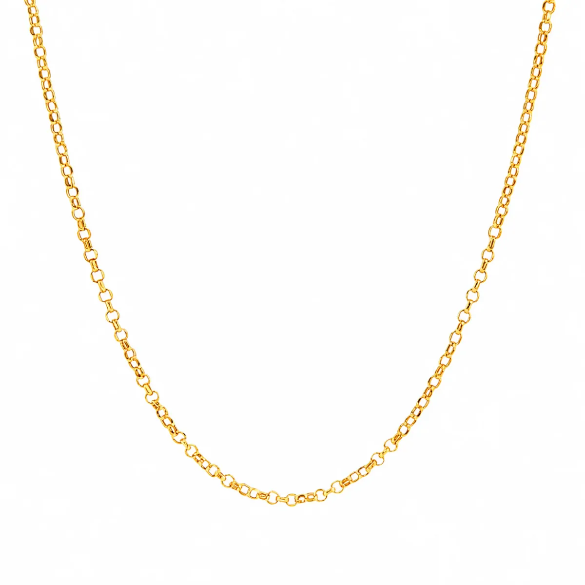 JALGAS - COLUMBUS JEWELRY 21K Gold Cable Chain 1.8mm 71481 in 16 Inches – Chain