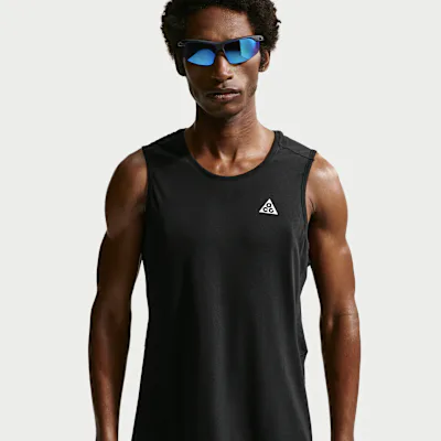 Nike ACG Solar Chase Men's Dri-FIT ADV Tank Top - Black/Black/Summit White