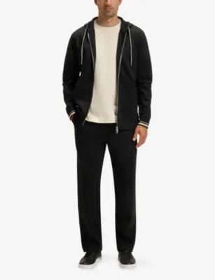 BOSS Zip-Through Cotton-Blend Hoody detail 2