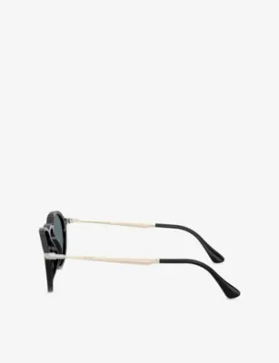 PERSOL PO3383S Round-Frame Acetate Sunglasses detail 3