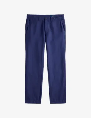 POLO RALPH LAUREN Bedford Classic-Fit Linen And Cotton Trousers - 32/32