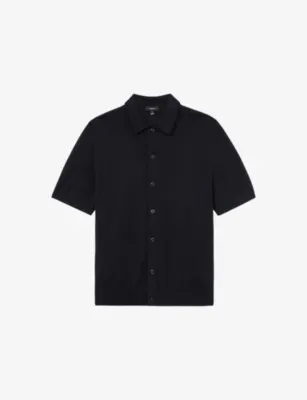 REISS Drayton Button-Down Merino-Wool Shirt