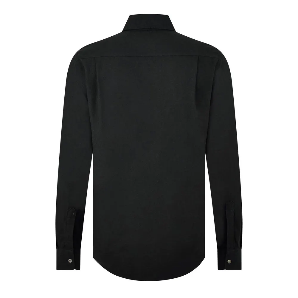 Our Legacy Classic Shirt in Black Silk, additional product view 2