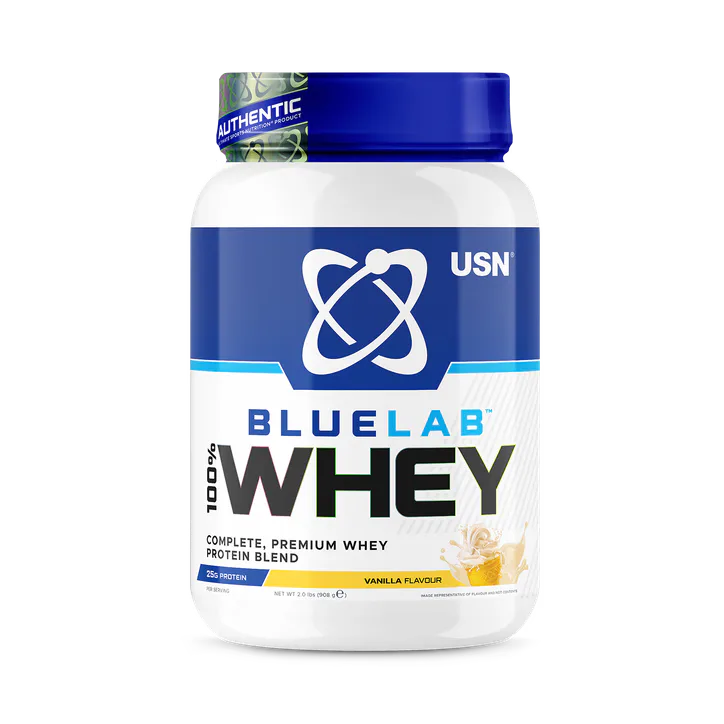 USN Blue Lab Whey Premium Protein Powder Vanilla 908g