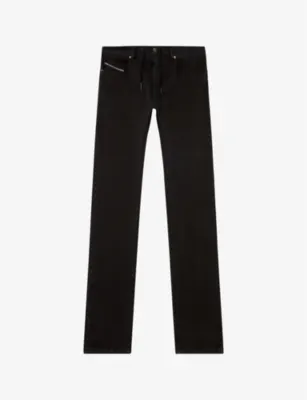 DIESEL 2032 D-Krooley straight-leg tie-waist stretch-denim jeans