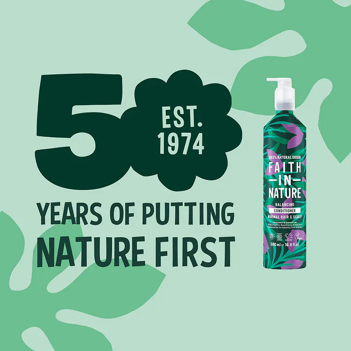 Faith in Nature Conditioner for Normal Hair Lavender & Geranium 500ml Aluminium detail 2