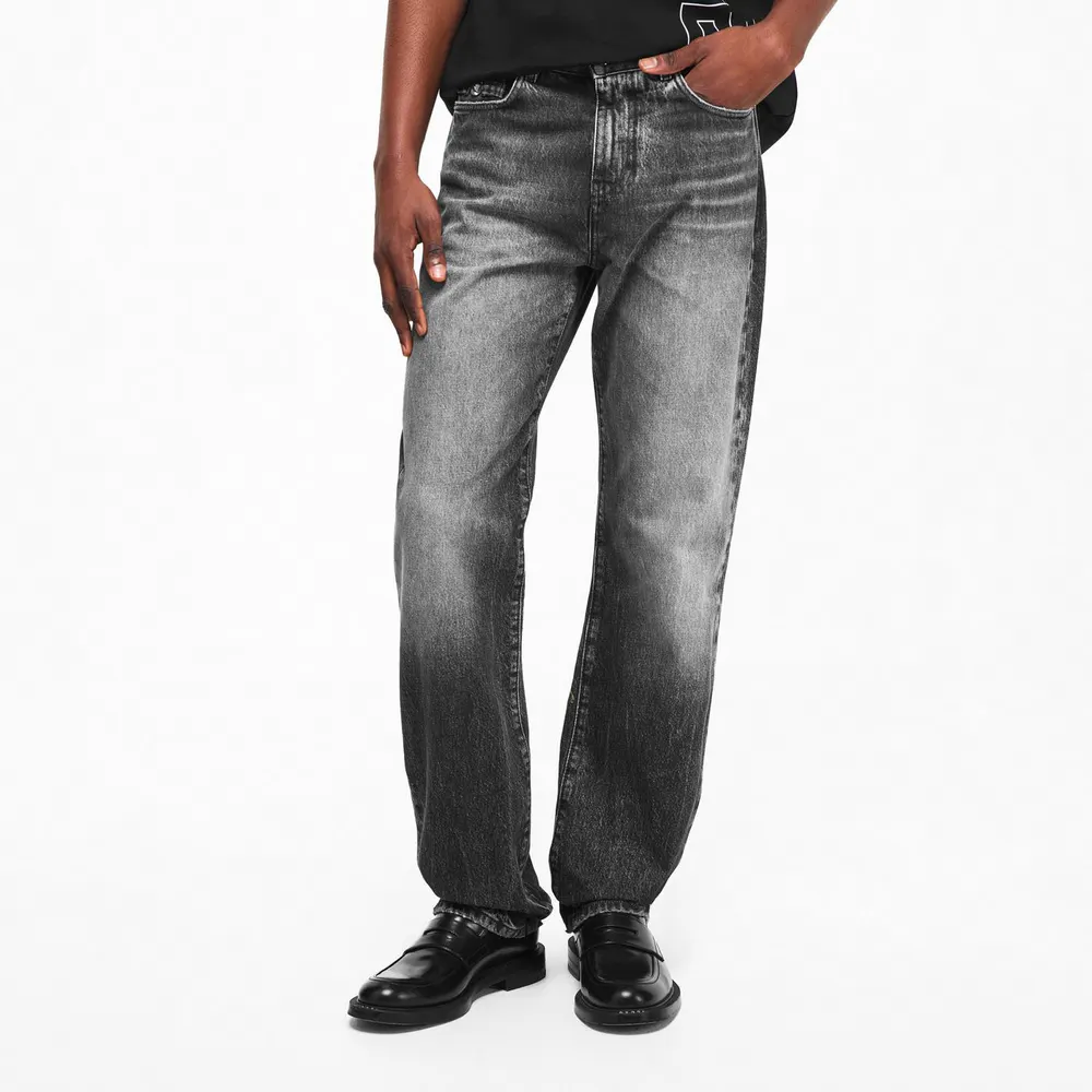 Versace Men's Stone Wash Slim Fit Jeans detail 3