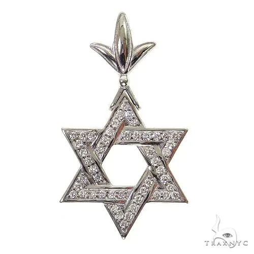 RINA - For Him FACTORY Star Of David Diamond Pendant Small 69555 in Rose Gold – Pendant