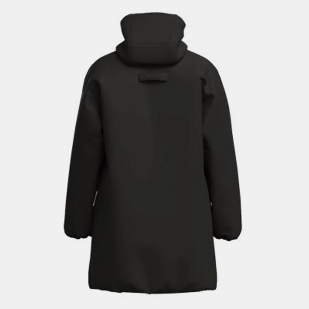 Hugo Men's Mandev Water Repellent Thigh Length Short Puffer Jacket in Black 001, additional product view 2