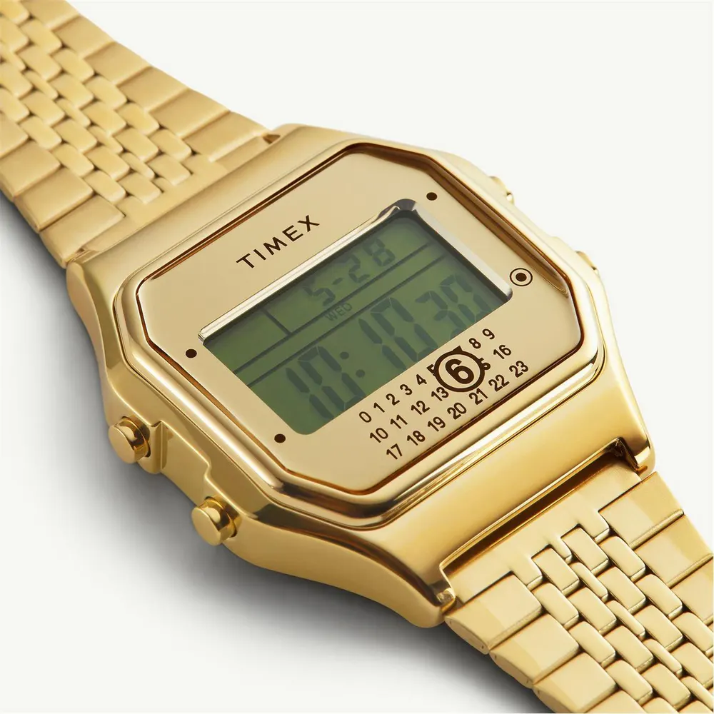 Timex x MM6 T80 34mm Watch Set in Gold Tone, additional product view 2
