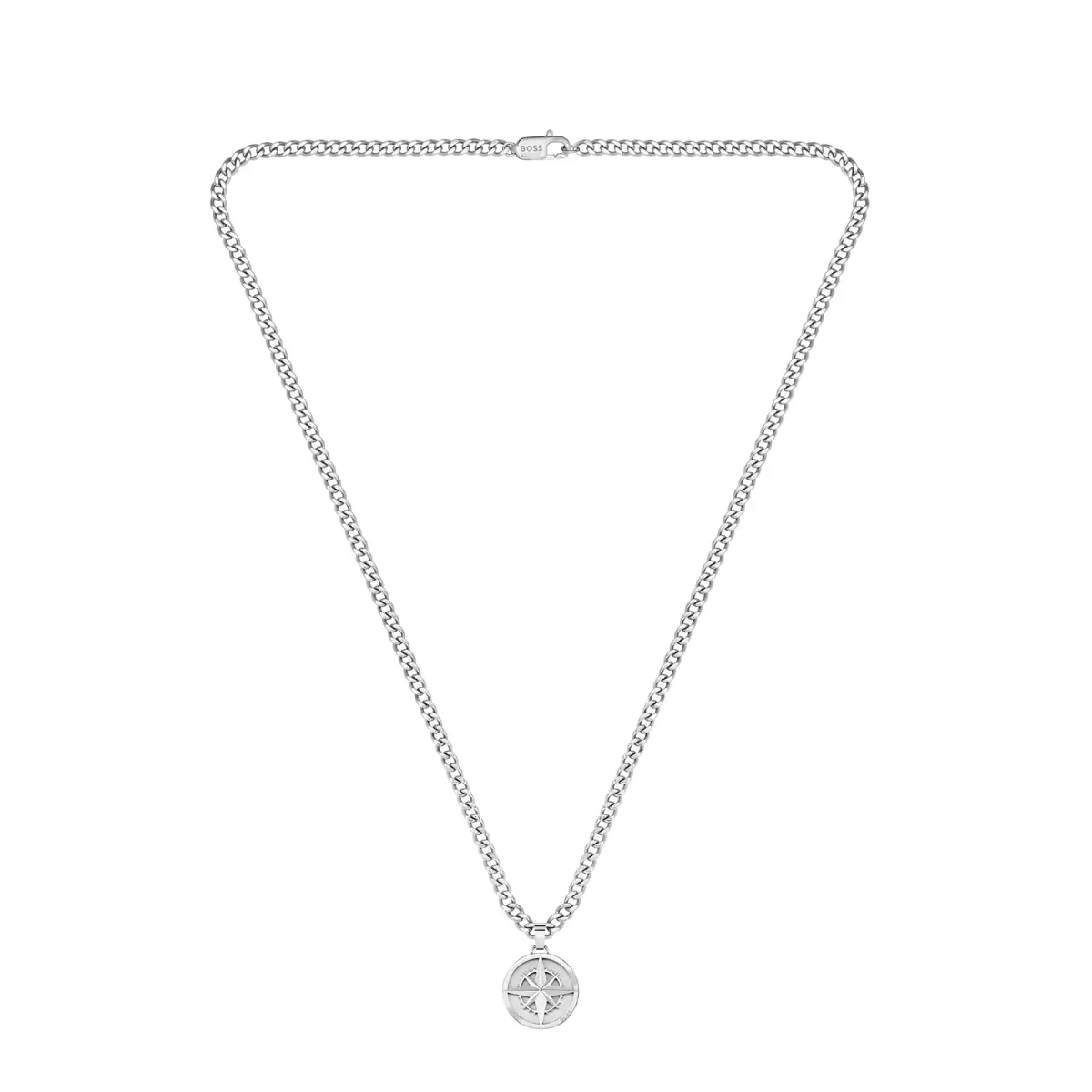 BOSS Gents BOSS North Stainless Steel Chain Pendant
