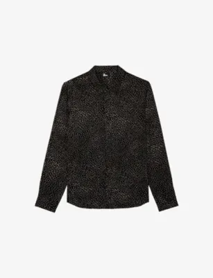 THE KOOPLES Polka-Dot Long-Sleeved Woven Shirt