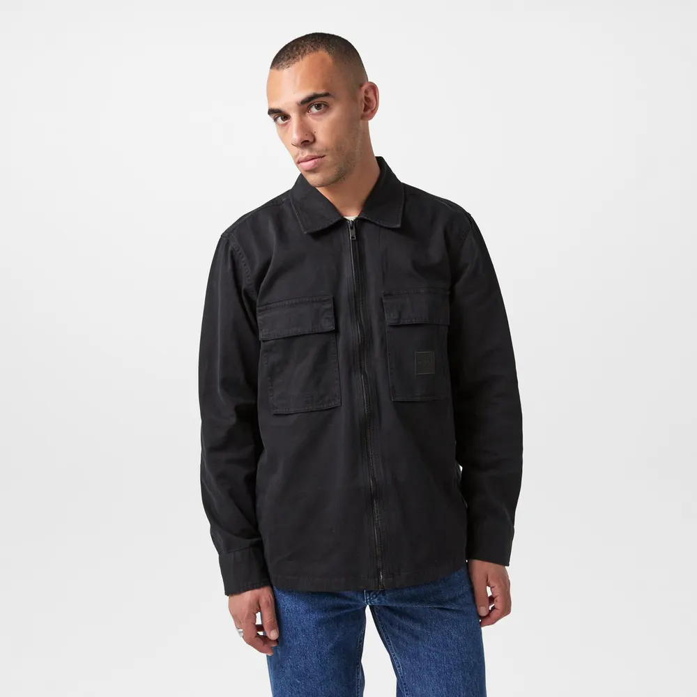 Boss Men's Lovel Full Zip Overshirt detail 3