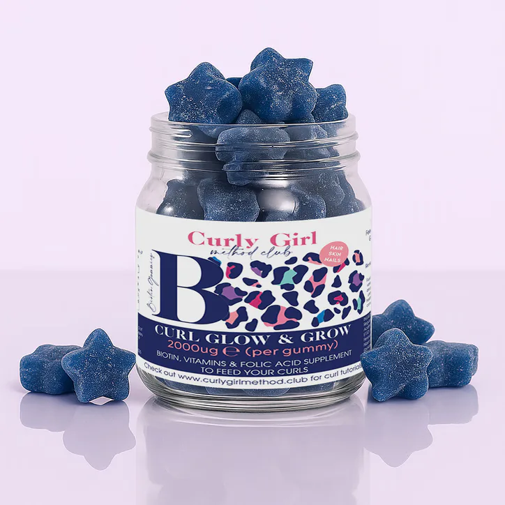 Curly Girl Method Club Grow + Glow Hair Vitamins - Biotin+ Gummies, additional product view 2