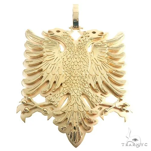 RINA - For Him FACTORY 14K Gold Big Albanian Eagle 66783 in Rose Gold – Pendant