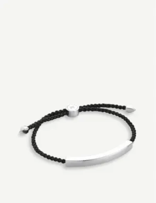 MONICA VINADER Linear sterling silver friendship bracelet