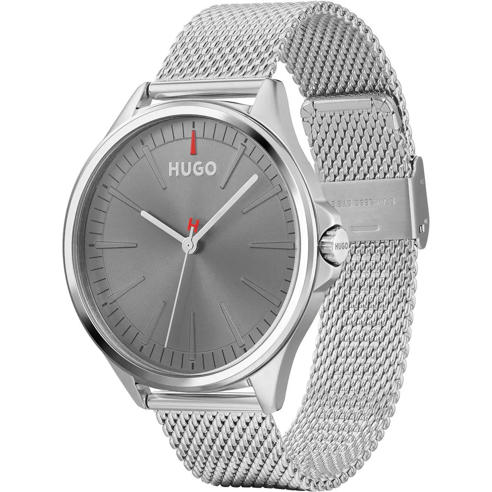 Hugo HUGO Smash Watch Mens in Grey, additional product view 3