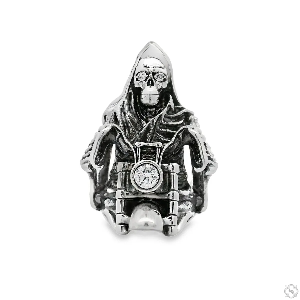 MARYAM - For Him SILVER Death Rider Ring 70484 in 10 – Ring