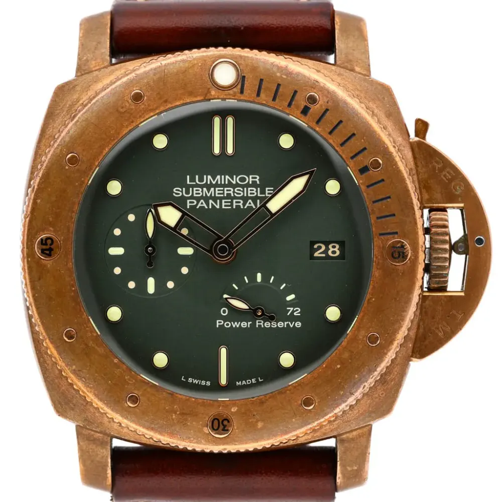 Panerai Luminor Submersible PAM00507 — 2016 — Good in Green Baton – Pre-owned watches