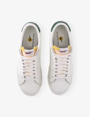 For Him Tennis Classic Leather Trainers - EUR 42.5 / 8.5 UK MEN in SAIL SAIL FIR TEAM O, additional product view 2