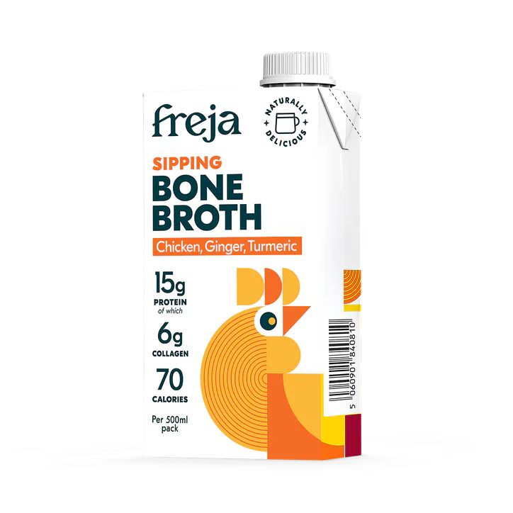 Freja Sipping Bone Broth Chicken, Ginger & Turmeric Chicken 500 ml, additional product view 3