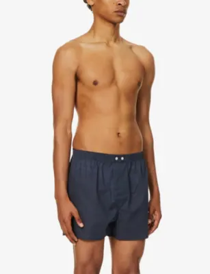 DEREK ROSE Plaza polka dot-pattern classic-fit cotton boxer briefs detail 2