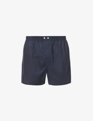 DEREK ROSE Plaza polka dot-pattern classic-fit cotton boxer briefs