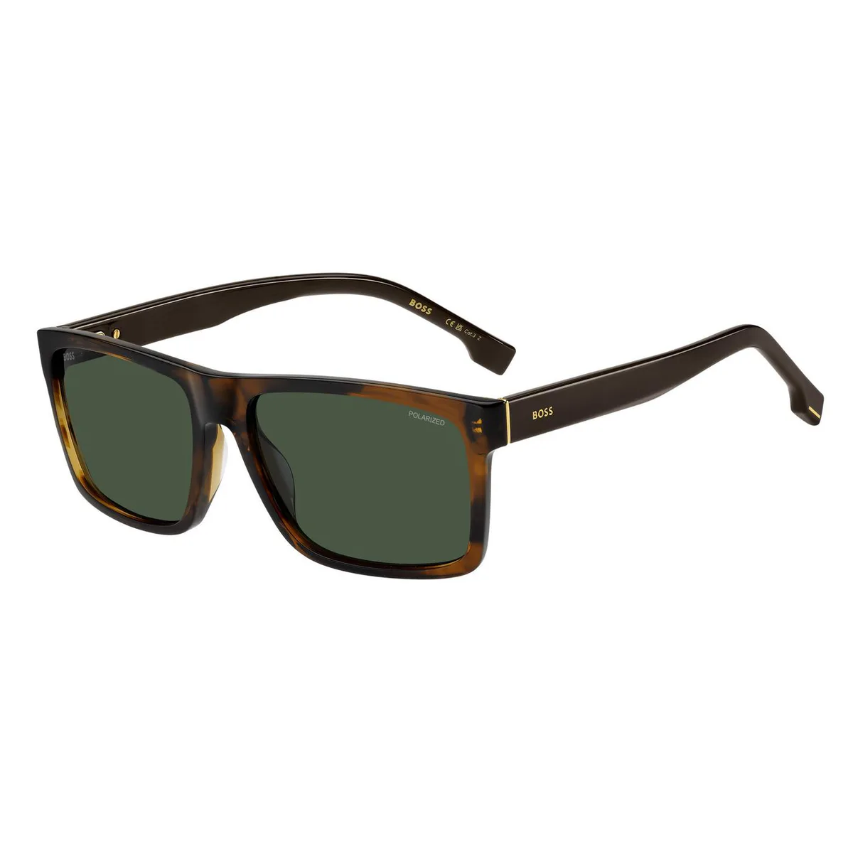 Boss Men's SN63 Polarised Acetate Rectangular Sunglasses