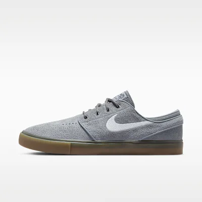 Nike SB Zoom Janoski OG+ Skate Shoes - Cool Grey/Cool Grey/Gum Light Brown/White