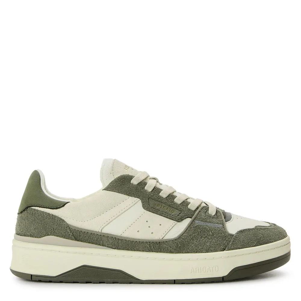 Axel Arigato Clay Trainers in Beige/Green – Footwear