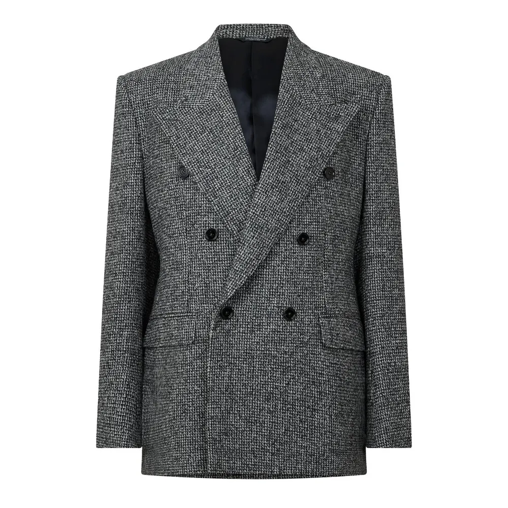 Dolce and Gabbana DG Mixed Wool Blazer Sn64