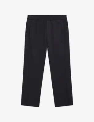 BOSS Jacquard-Pattern Elasticated-Waist Jersey Jogging Bottoms