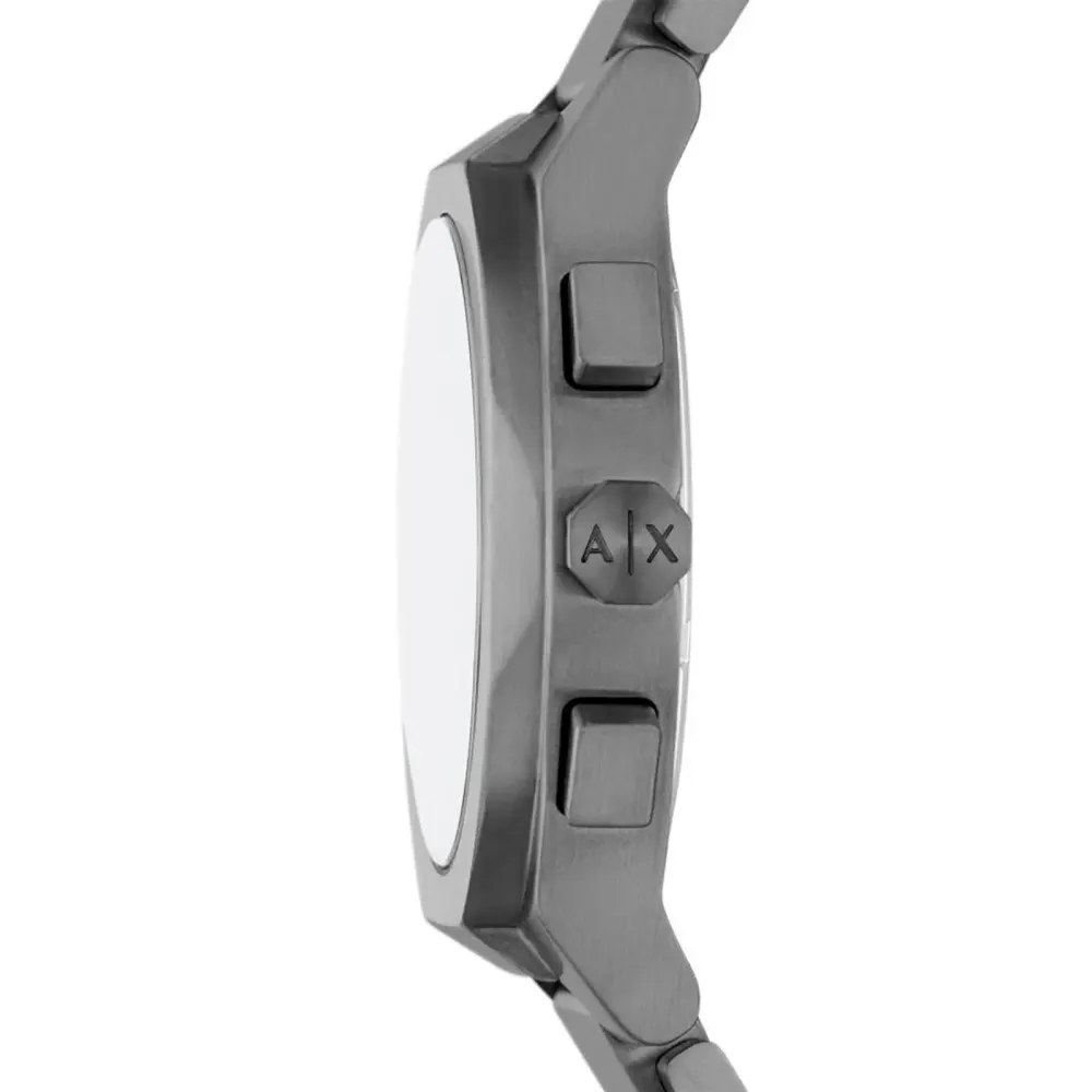 Armani Exchange Sync Chronograph Gunmetal Stainless Steel Mens Watch detail 2